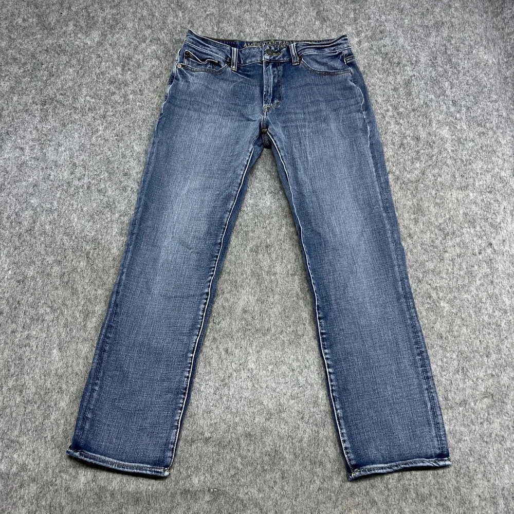 American Eagle Jeans Mens 30x30 Slim Straight 360 Extreme Flex Denim FITS30x28